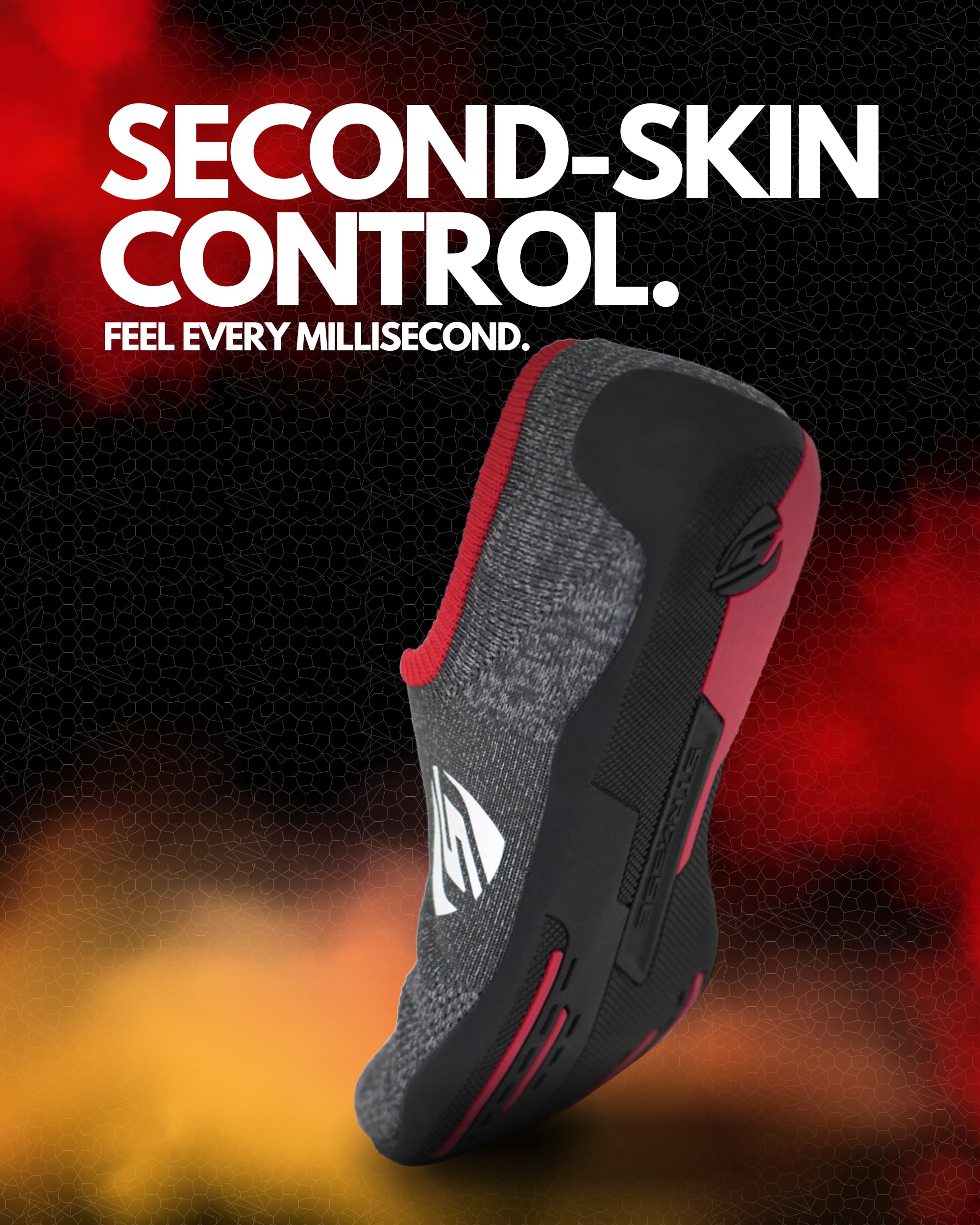 ＳＴＲＡＳＳＥ STRASSE SIM Driving Shoes Racing Shoes Gaming Shoes Grip Comfortable Pedal Work Hankon Steering Wheel Controller Cockpit Racing Game Gran Turismo PS4 PS7 Prestige Red