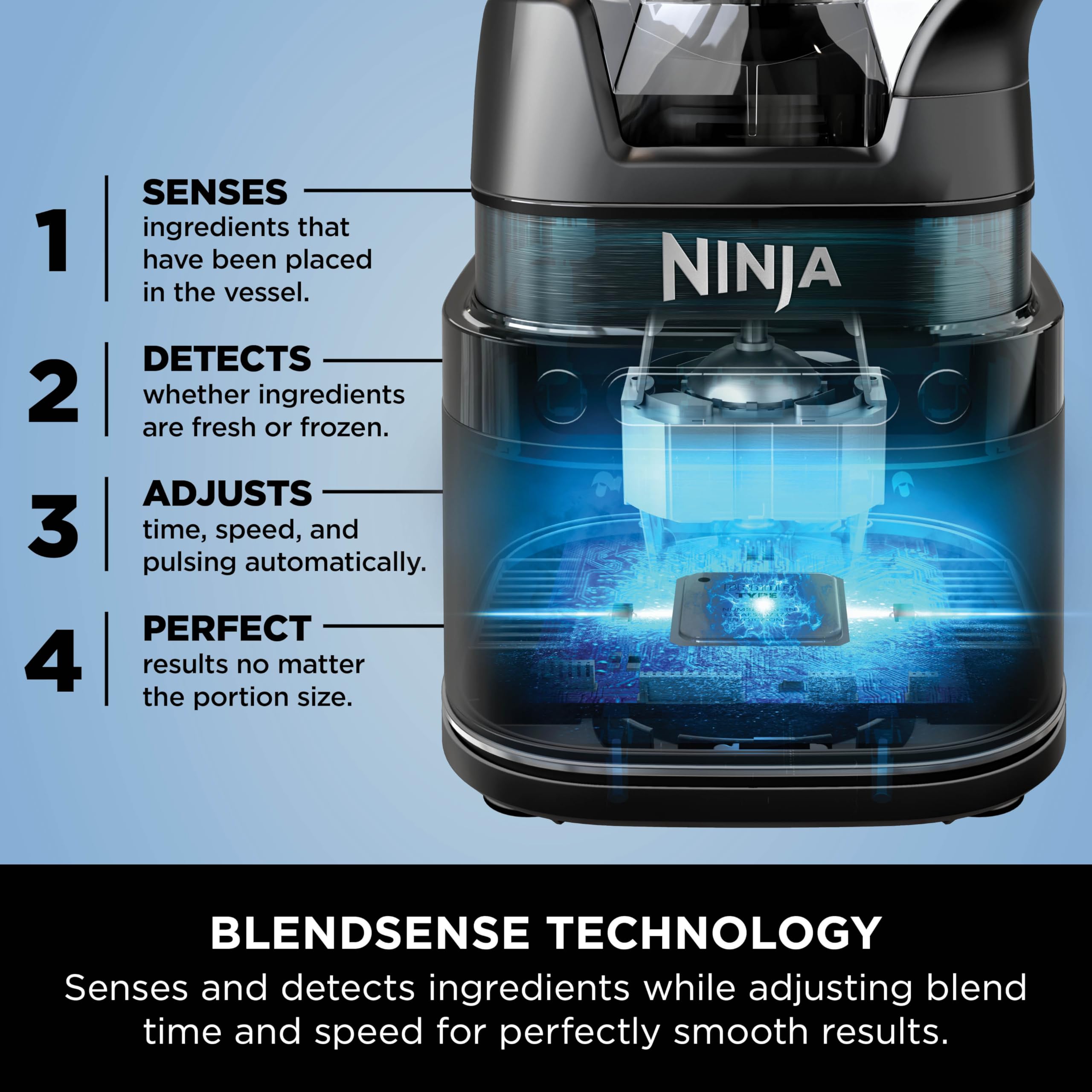 Ninja 2-in-1 Detect Power Blender Pro & Single Serve, 1200W Blender With Jug, & 2x Single Serve Cups, Blend Smoothies, Chop Vegetables & Mix Frozen Drinks, Black/Copper, TB301UKCP