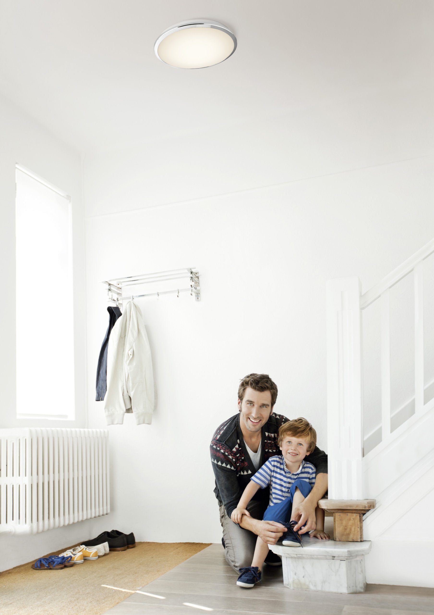 Philips MyLiving Denim LED Ceiling Light - (1 x 7.5 W), Chrome