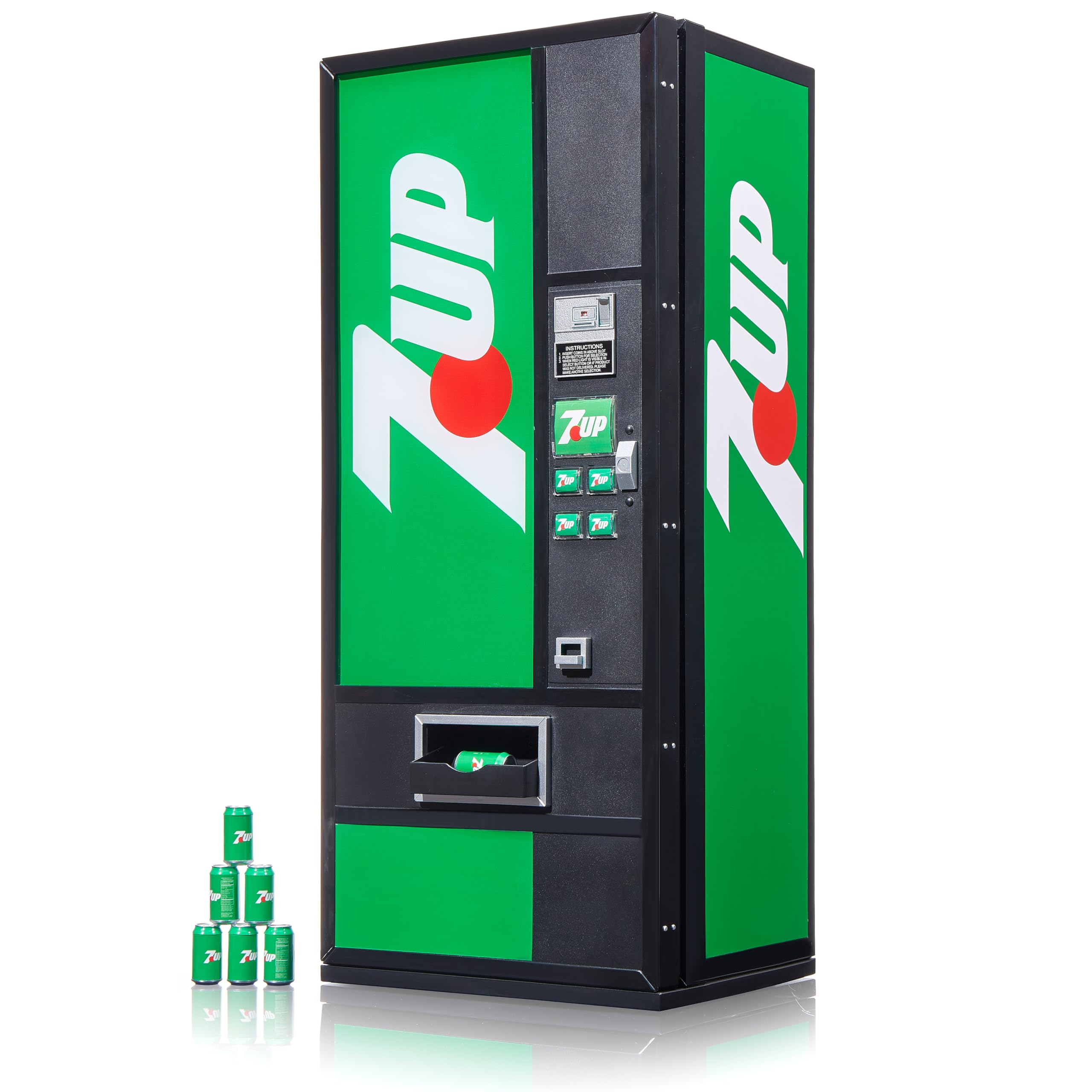 Quarter Arcades Pepsi Retro Vending Machine USB Hub - 5-Port Powered Hub with Authentic 1980s Design, LED Illumination, and Miniature Pepsi Can Dispenser [video game] [video game]