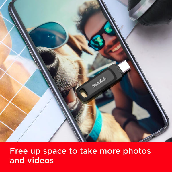 SanDisk Ultra Dual Drive USB flash drive 128 GB USB Type-A/USB Type-C 3.2 Gen 1 (3.1 Gen 1) Black, Silver