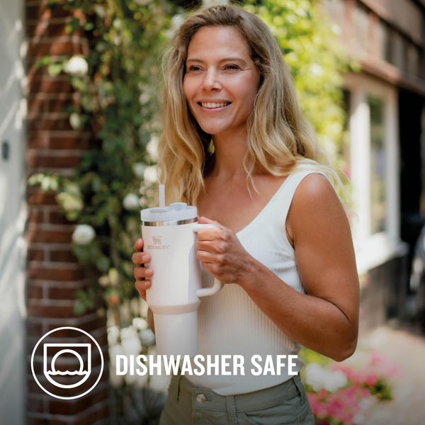 STANLEY Quencher H2.0 Flowstate Tumbler 1.2L - Cold for 11 Hours - Iced for 48 Hours - Metal Water Bottle with Straw, Handle and Lid - Dishwasher Safe - Travel Mug for Cold Drinks