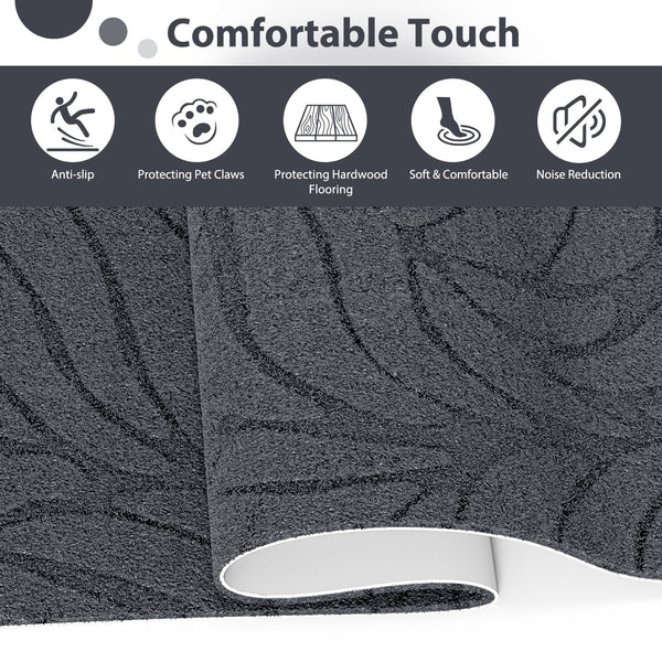 Fixmend Stair Treads Non Slip for Wooden Steps, 20.3 x 76 cm (15-Pack) Stair Runner Carpet Treads Indoor with Reusable Adhesive, Stairslide Carpets