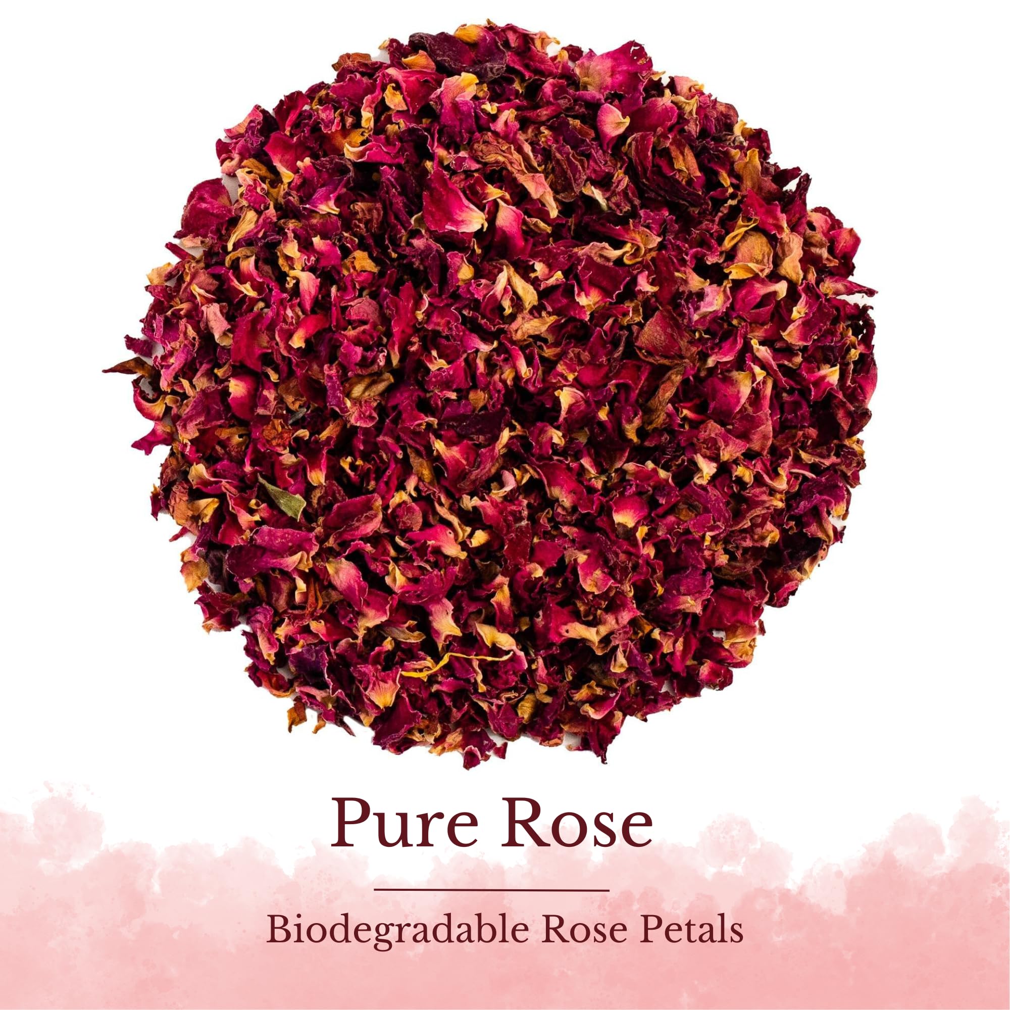 KEEP IT Wedding Confetti Eco friendly Biodegradable | 10 LITRES (100 Guests) | Dried Rose Petals Flowers | 100% Natural Confetti | Biodegradable