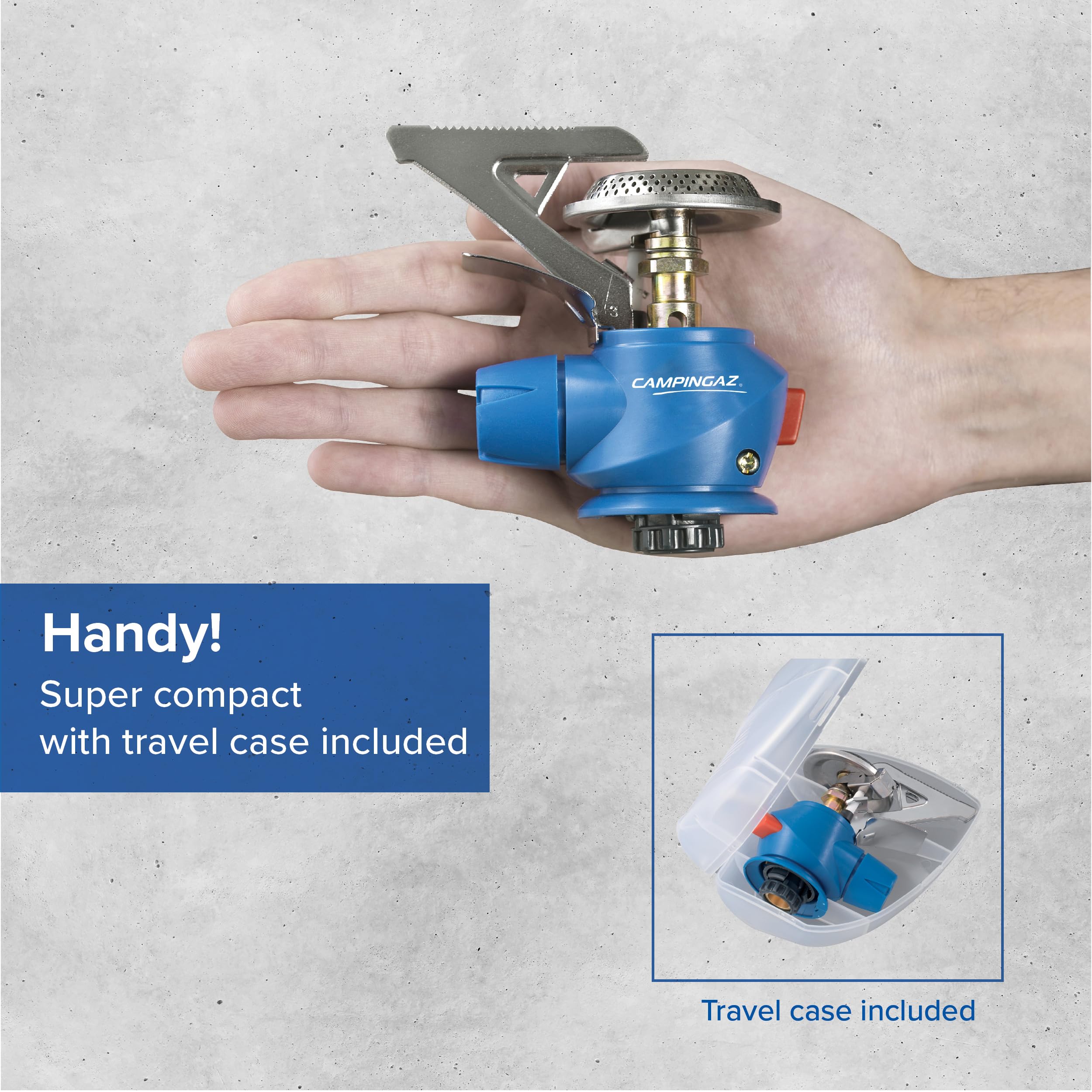 Campingaz Twister Plus Gas Stove | 1-burner camping stove for outdoor backpacking or festivals | Single burner | powerful output 2600 watts | carrybag included | runs off CV 470 gas cartridge