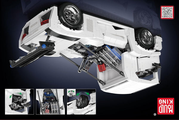 Mould King 10036 Technology Knight Truck Building Blocks Kit, 1604+ PCS Creative Sports Car Truck Model Building Toy Set for Kids 14+/Adult Collectors (Static Version)