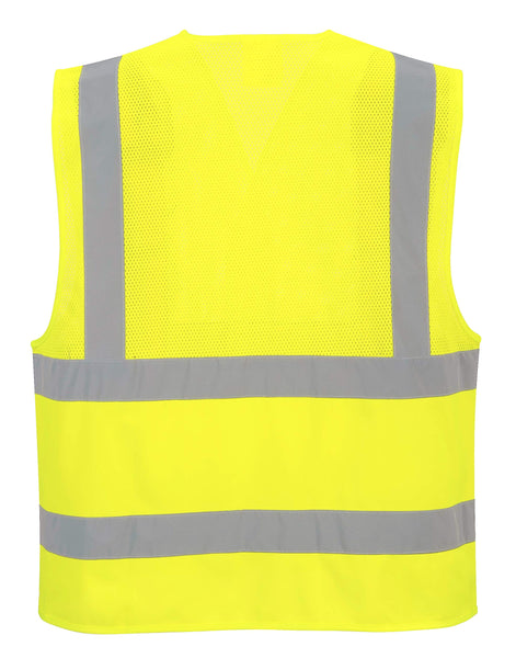 Portwest Hi-Vis Half Mesh Vest, Size: XX/3X, Colour: Orange, C494ORRXX/3X