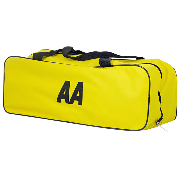 AA Vehicle Breakdown Safety Kit Plus AA5618 – Tyre Inflator, Warning Triangle, Tow Rope, Hi-Vis Vest, Torch, Glass Hammer, Booster Cables, Storage Bag