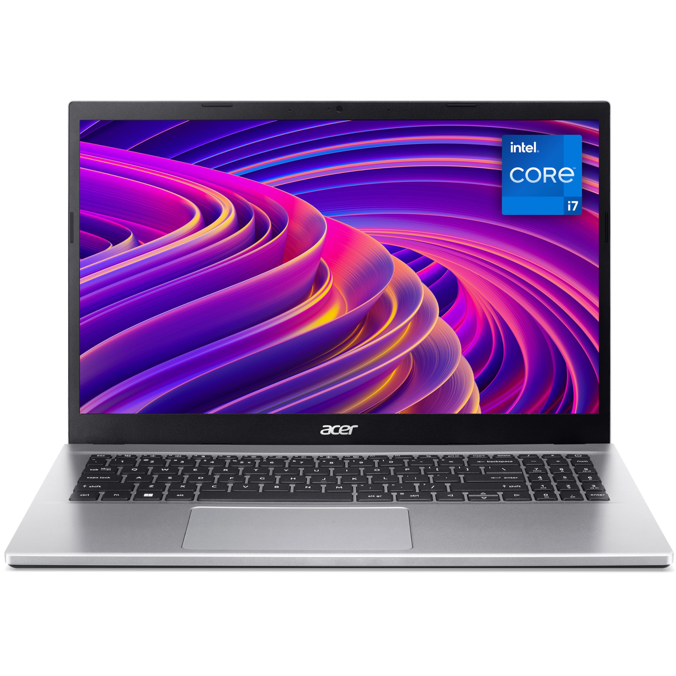 Acer Aspire 3 A315-59 Laptop - Intel Core i5-1235U, 8GB, 256GB SSD, Integrated Graphics, 15.6 Inch Full HD, Windows 11, Silver