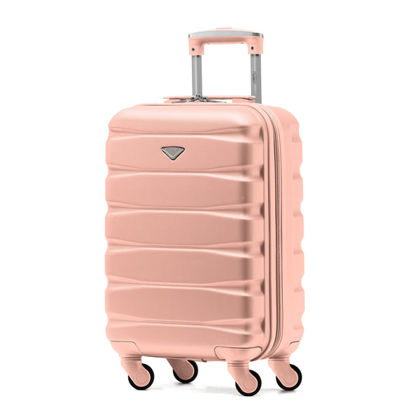 Flight Knight Set of 3 Lightweight 4 Wheel ABS Hard Case Suitcases Cabin & Hold Luggage Options Approved for Over 100 Airlines Including easyJet, British Airways, Ryanair, Jet2 & Many More