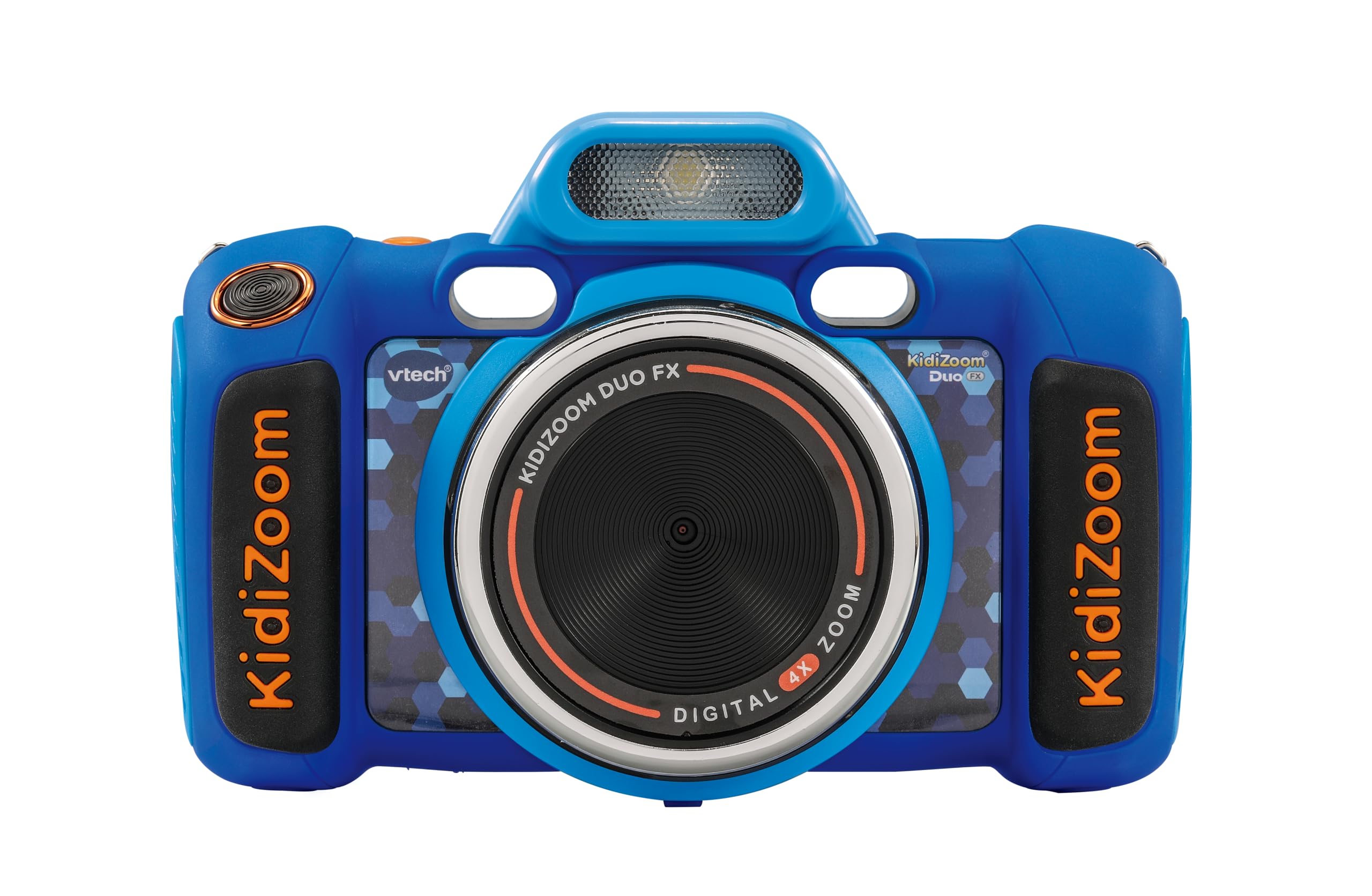 VTech KidiZoom Duo FX, Kids Camera with Colour Screen, 8MP, Photos, Selfies & Videos, AR Filters, 20 games, 75 photo & video effects, filters & frames, for Infants aged 3, 4, 5, 6, 7 + years, Blue