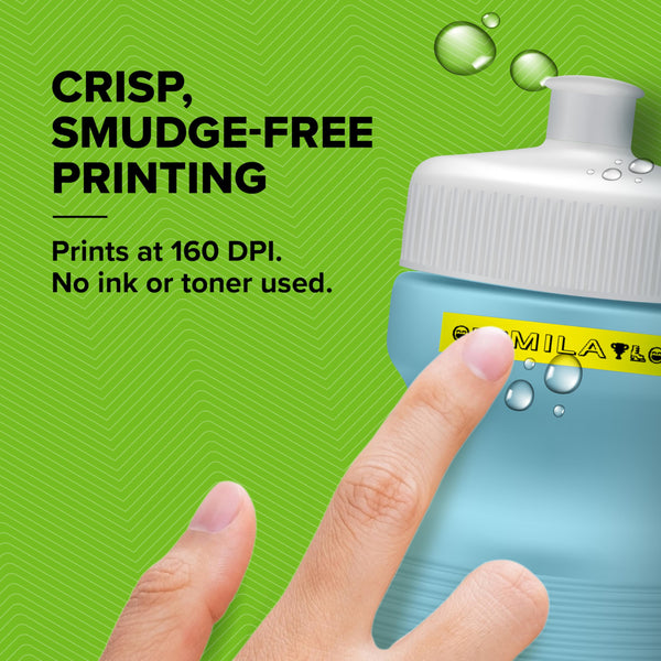 Dymo LetraTag 200B Bluetooth Label Maker | Compact Label Printer | Connects Through Bluetooth Wireless Technology to iOS and Android | Includes 1 White Paper Label Tape | Black