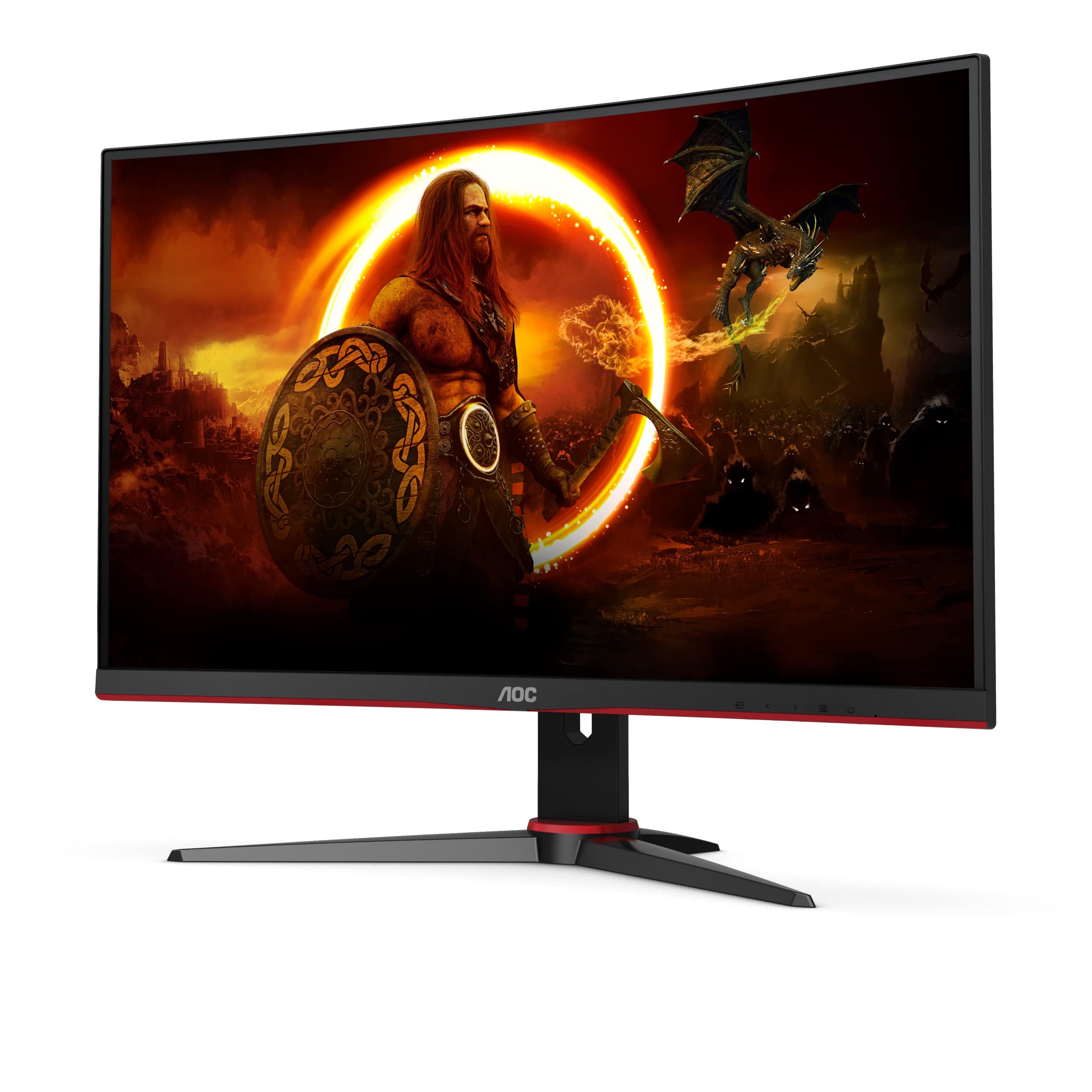 AOC Gaming 25G3ZM/BK - 24.5" 240Hz FHD Monitor, 0.5ms MPRT, FreeSync Premium (1920x1080, HDMI 2.0 x 2, DisplayPort 1.2 x 1, Headphone out (3.5mm)) black/red