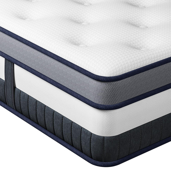Vesgantti 3FT Single Mattress, 11 Inch Pocket Sprung Mattress Single with Breathable Foam and Individually Pocket Spring - Medium, Luxury Box Top Collection