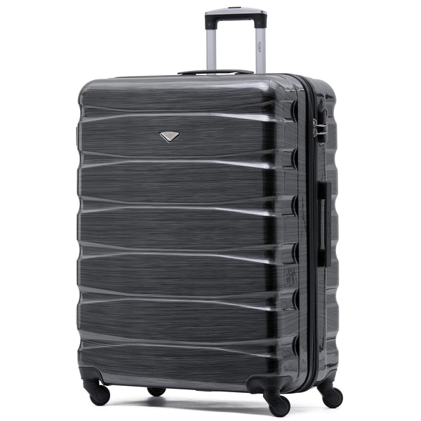 Flight Knight Set of 3 Lightweight 4 Wheel ABS Hard Case Suitcases Cabin & Hold Luggage Options Approved for Over 100 Airlines Including easyJet, British Airways, Ryanair, Jet2 & Many More