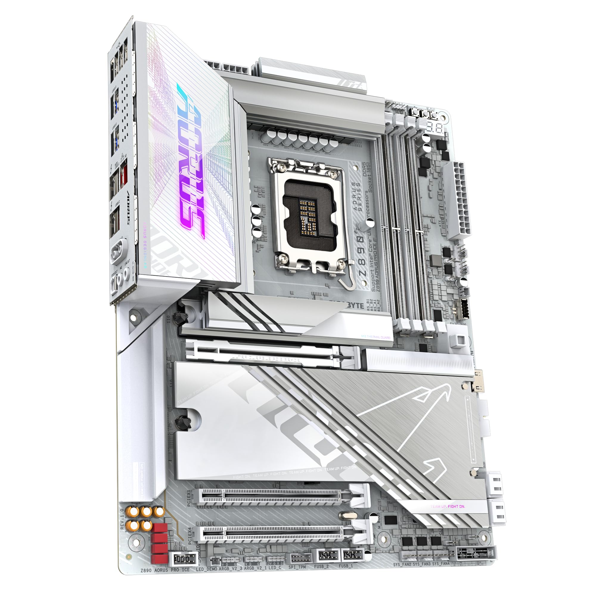 GIGABYTE Z890I AORUS ULTRA Motherboard - Supports Intel Core Ultra (Series 2) CPUs, 8+1+2 phases VRM, up to 8800MHz DDR5 (OC), 1xPCIe 5.0 + 1xPCIe 4.0, Wi-Fi 7, 2.5GbE LAN, Thunderbolt 4
