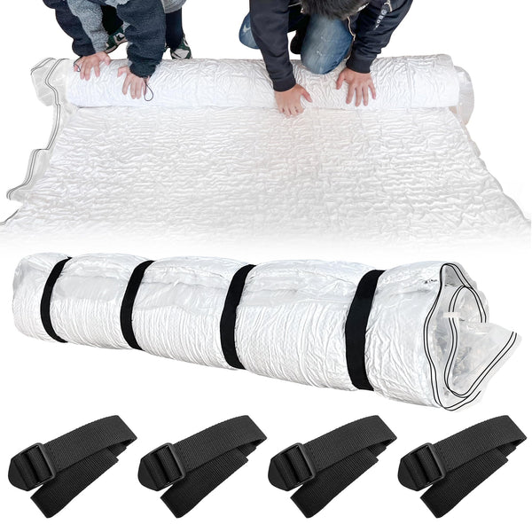 Mattress Vacuum Bag for Memory Foam Mattress, Latex Mattress Vacuum Seal Bag with Straps, Moving, Storage and Shipping (Super King)