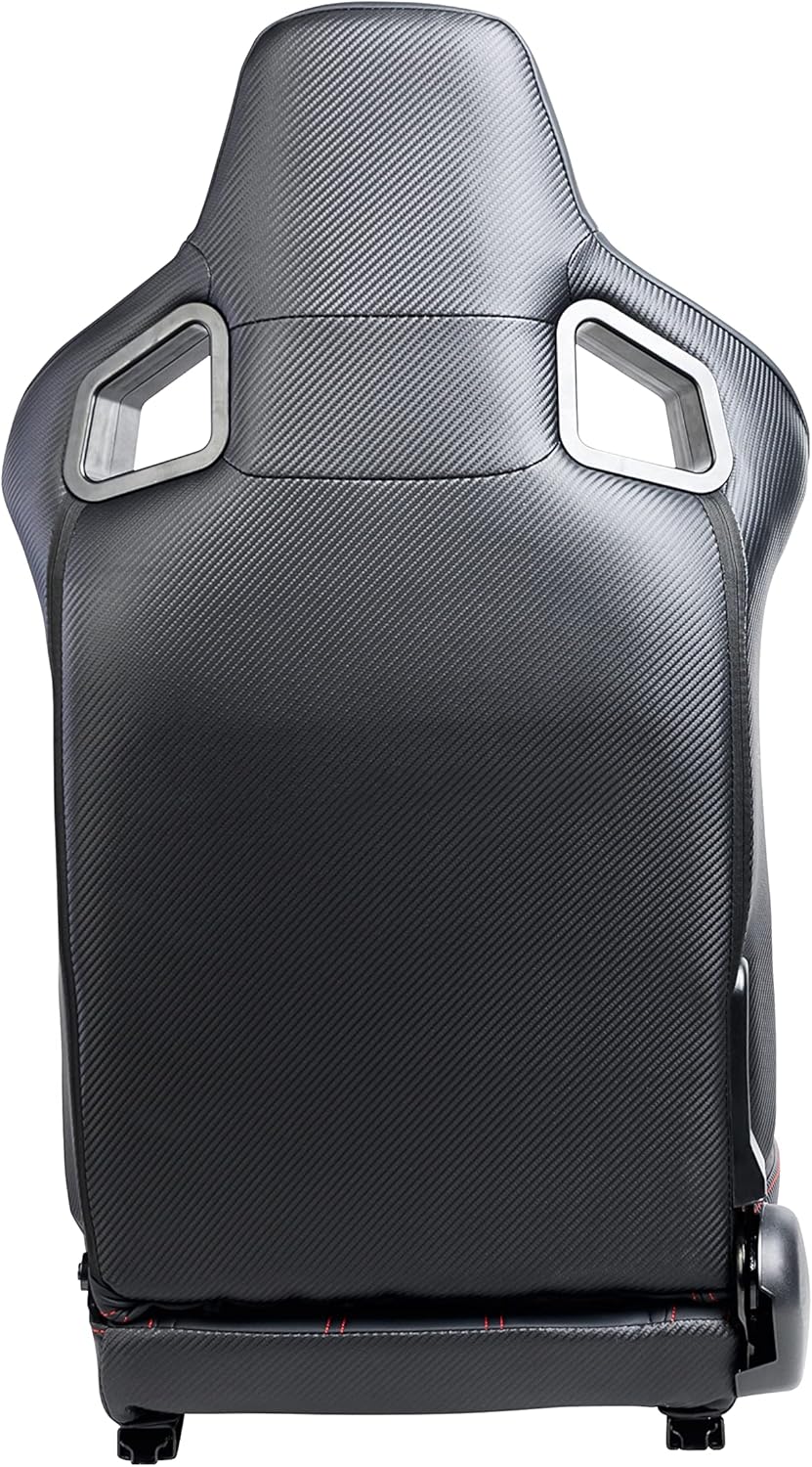 JIABEIR (Manufactured and Dispatched from China) Luxury Black Sports Car / Racing Sim x1 Individual Bucket Seats JBR9005