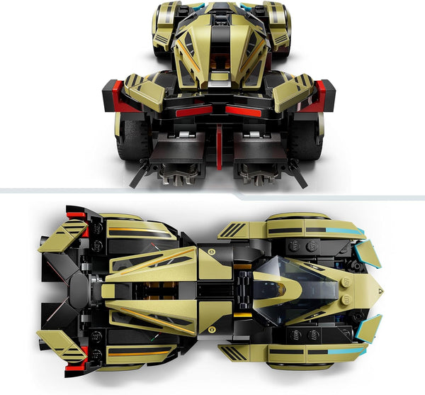 LEGO Speed Champions Lamborghini Lambo V12 Vision GT Super Car Toy for 10 Plus Year Old Boys & Girls, Buildable Vehicle Model Set, Kids' Bedroom Decoration, Birthday Gift Idea 76923