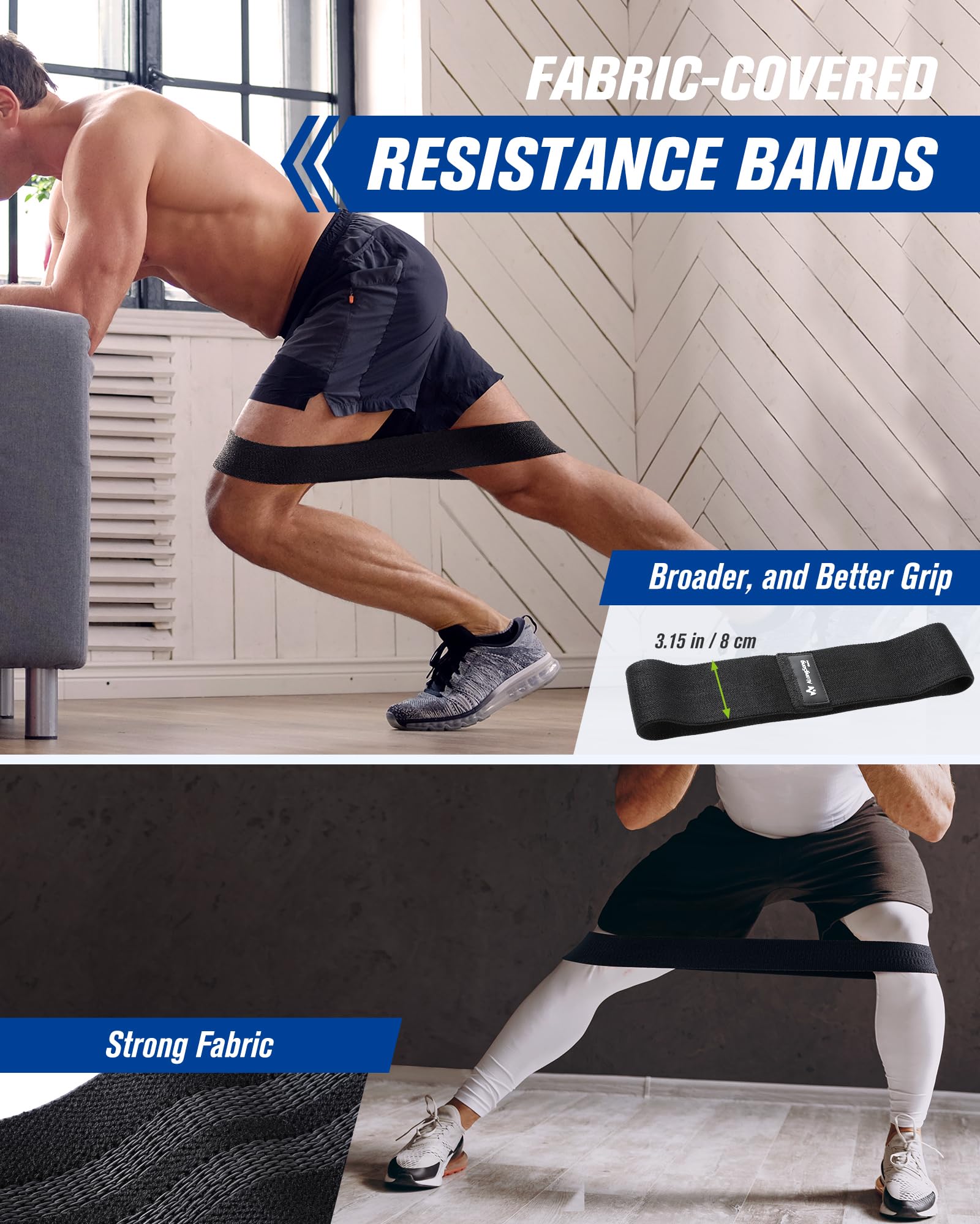 ALongSong Resistance Bands Set Men With Pilates Bar Set 6 Latex Exercise Bands 50-360Lbs/Handles Door/Anchor Pilates Equipment For Home Gym Workout