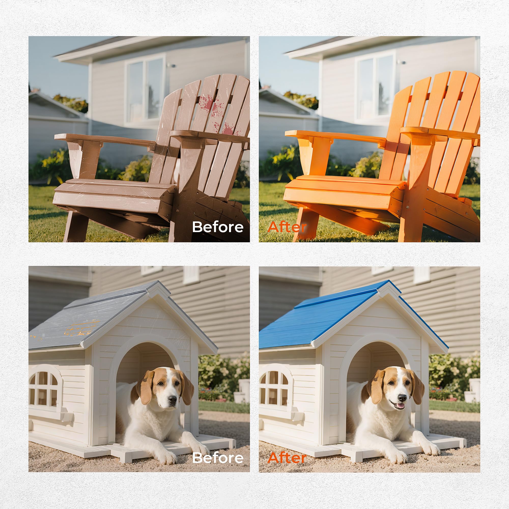 Tilswall Paint Sprayer, Ultra-Light Electric Paint Spray Gun with 600ml Detachable Cup, 2 Nozzles & 3 Patterns - Perfect for Fences, Sheds, Walls, Ceilings, Furniture, Cabinets, Garden & DIY, White