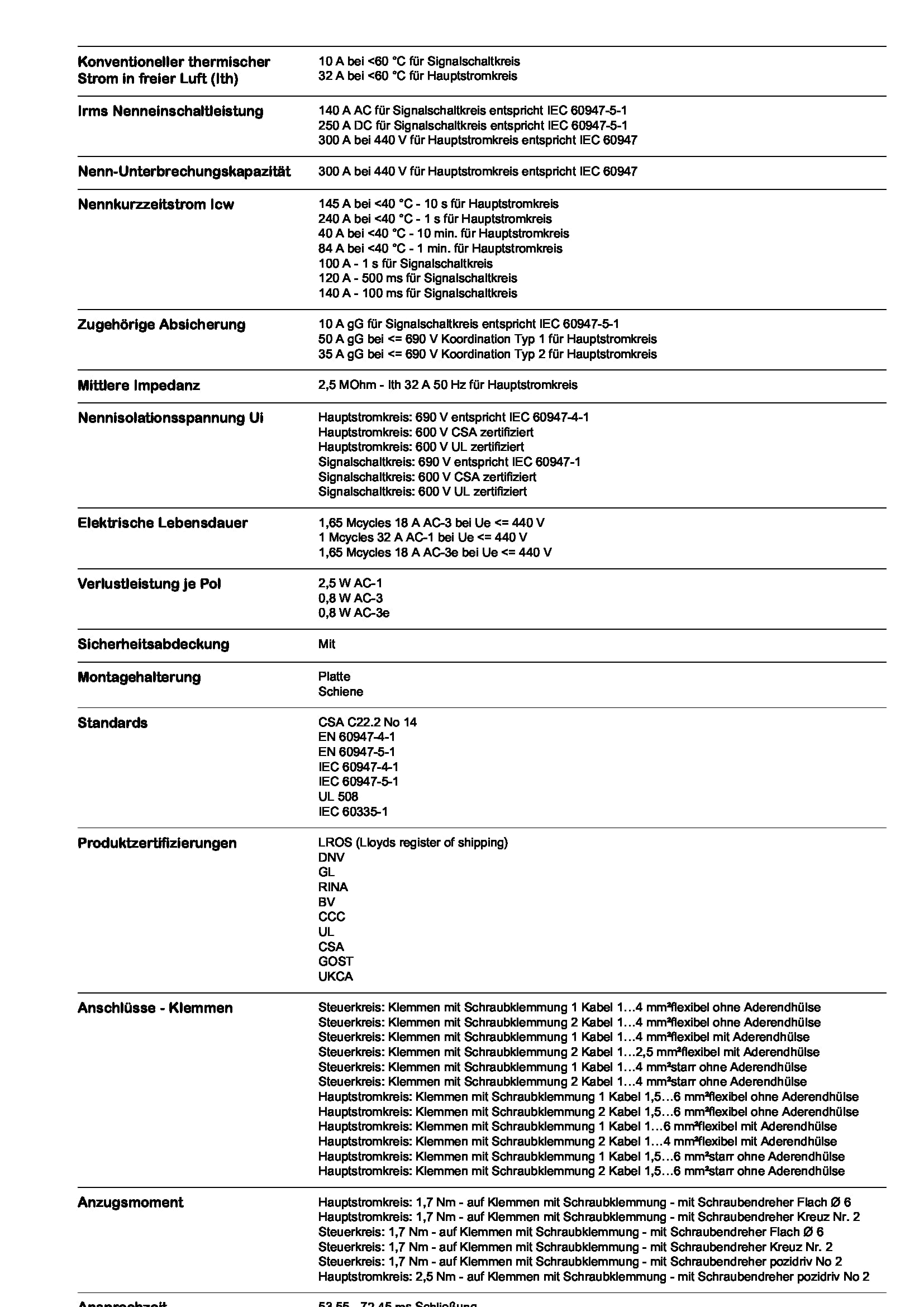 Schneider Electric, TeSys D contactor - 3P(3 NO) - AC-3 - <= 440 V 38 A - 230 V AC 50/60 Hz coil, LC1D38P7