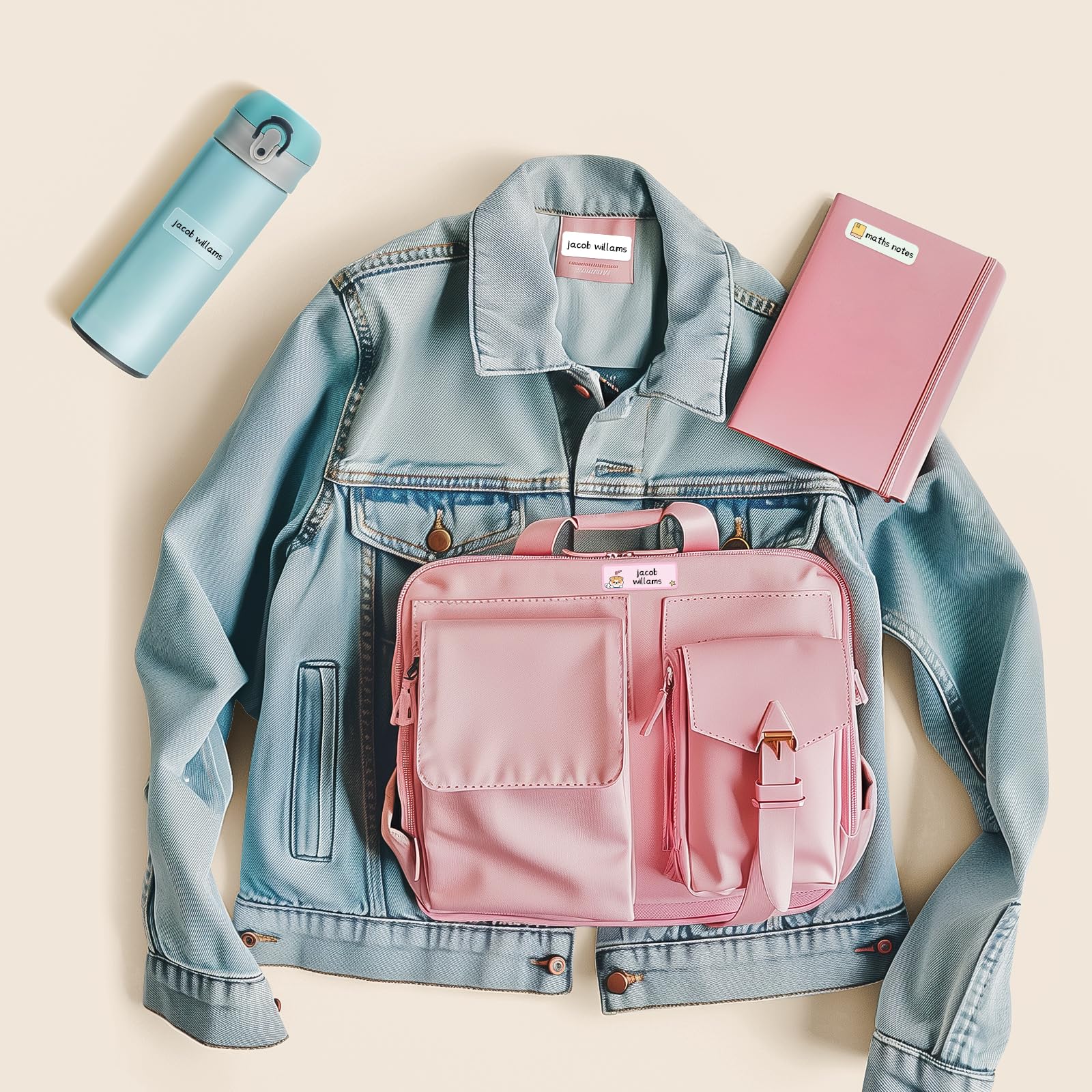 NIIMBOT Label Maker Machine, D110 Upgraded Version Sticker Printer Maker with 1 Roll White Starter Label Paper, Thermal Label Printer for School Office Home Organization