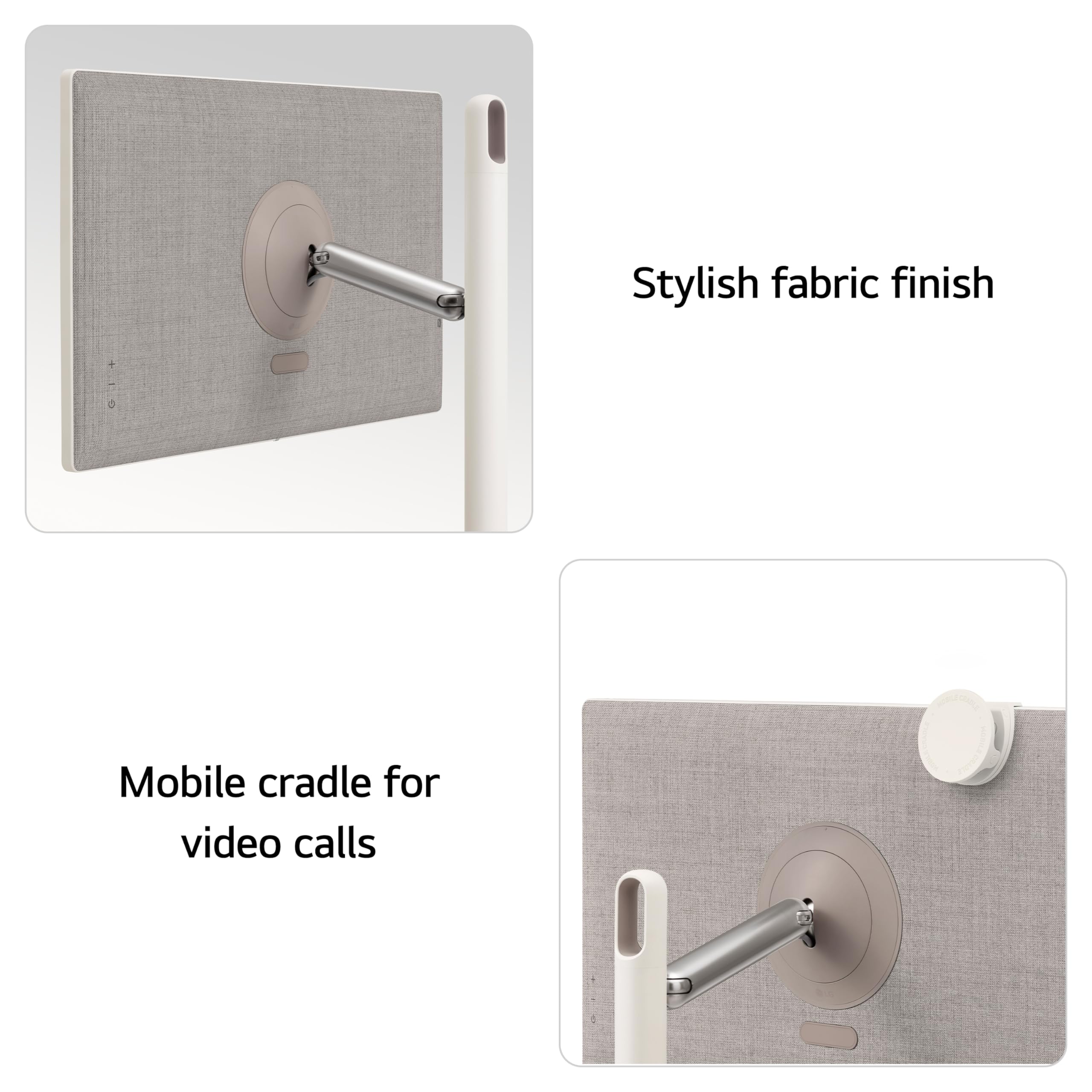 LG StanbyMe 27ART10AKPL 27 inch Wireless TV | Portable Smart Display | 1080p | 2023 series