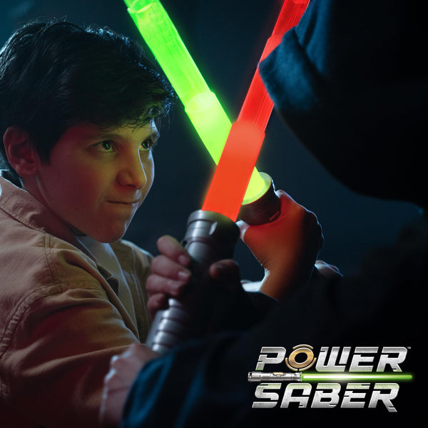 Power Saber: Green | Auto Extending 30" LED Energy Blade | With Motion Based Light and Sound Effects | Recommended Ages 6+