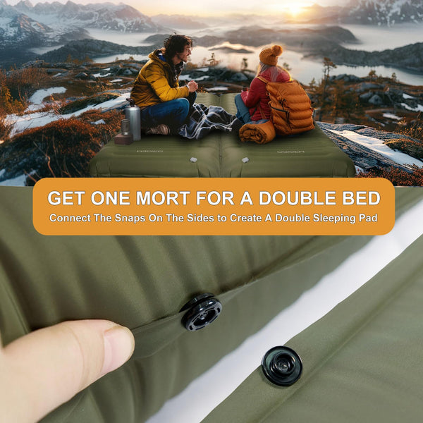 Origem Self Inflating Camping Mat - 14CM Upgraded Sleeping Mat with Built-in Pump, Ultralight Inflatable Mattress, Sleeping Pad for Outdoor Camping, Backpacking, Hiking, Traveling