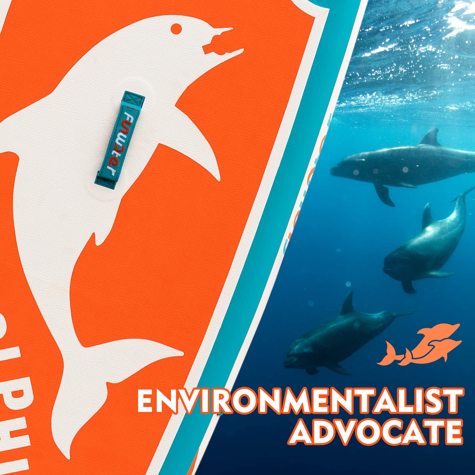 FunWater SUP Inflatable Stand Up Paddle Board 11'6"/11'/10'5" Ultra-Light with Inflatable Board,ISUP Accessories,Three Fins,Adjustable Paddle, Pump,Backpack, Leash,Waterproof Bag