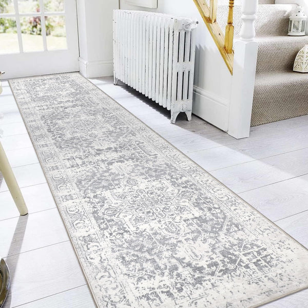 Famibay Hallway Runner 60x300cm Runner Rugs Non Slip Extra Long Carpet Runners Kitchen Rugs Washable Hall Runner Carpet Floor Mat for Hallway Entryway