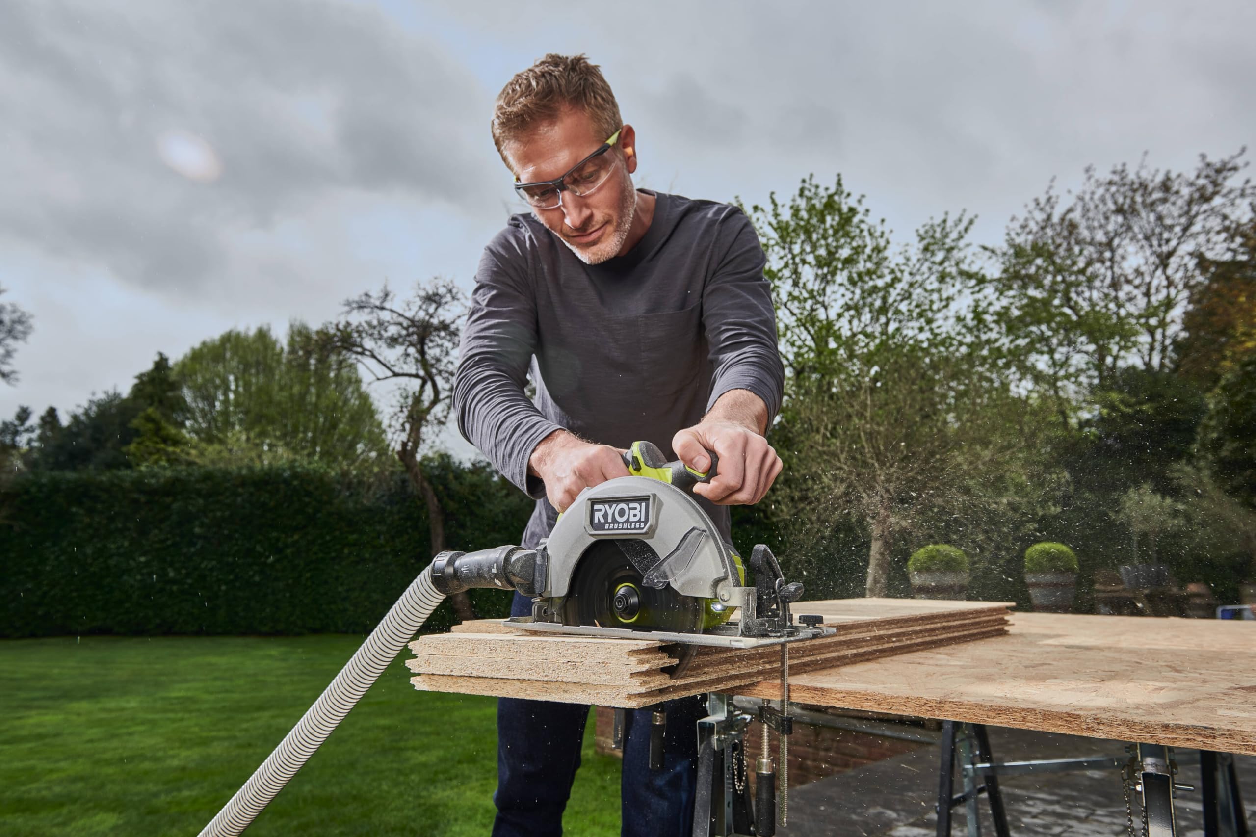 Ryobi R18CSP-0 18V ONE+ Cordless 150mm Circular Saw (Bare Tool), Yellow