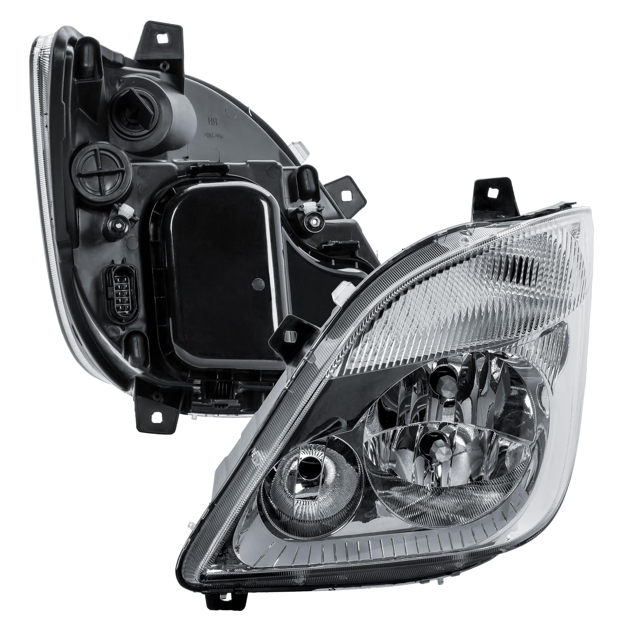 Replacement Driver Right Side O/S Headlight Head Lamp Electric Adjustment No Fog Light for Mercedes Sprinter 906 2006-2013