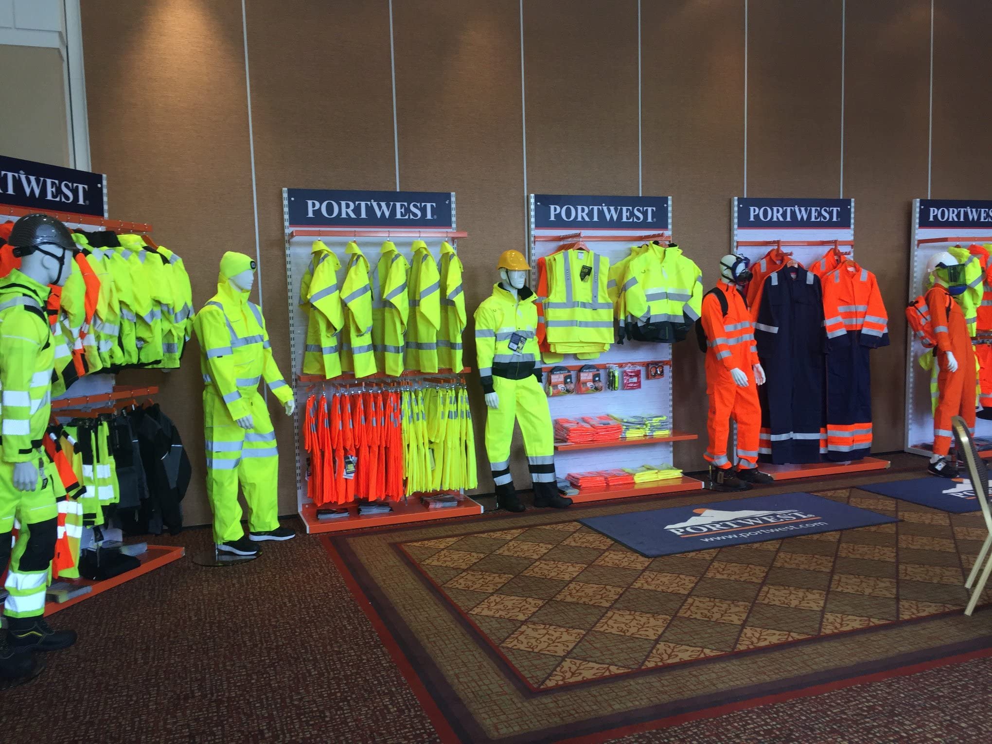 Portwest Hi-Vis Half Mesh Vest, Size: XX/3X, Colour: Orange, C494ORRXX/3X