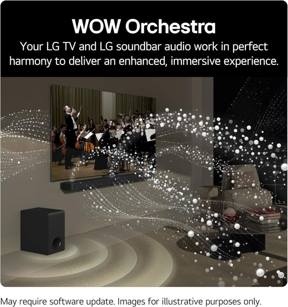 LG S80QR Bluetooth Soundbar for TV with Dolby Atmos & Wireless Subwoofer 5.1.3 channel