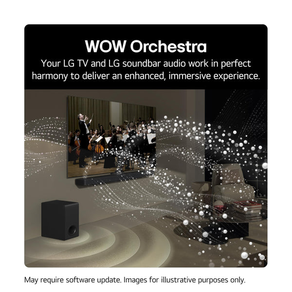 LG USC9S Bluetooth Soundbar for TV with Dolby Atmos & Wireless Subwoofer 3.1 channel