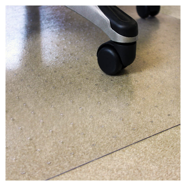 Marvelux 120 x 150cm (47" x 60") Large Durable Eco Friendly Office Chair Mat for Low and Standard Pile Carpets, Rectangular Clear Enhanced Polymer