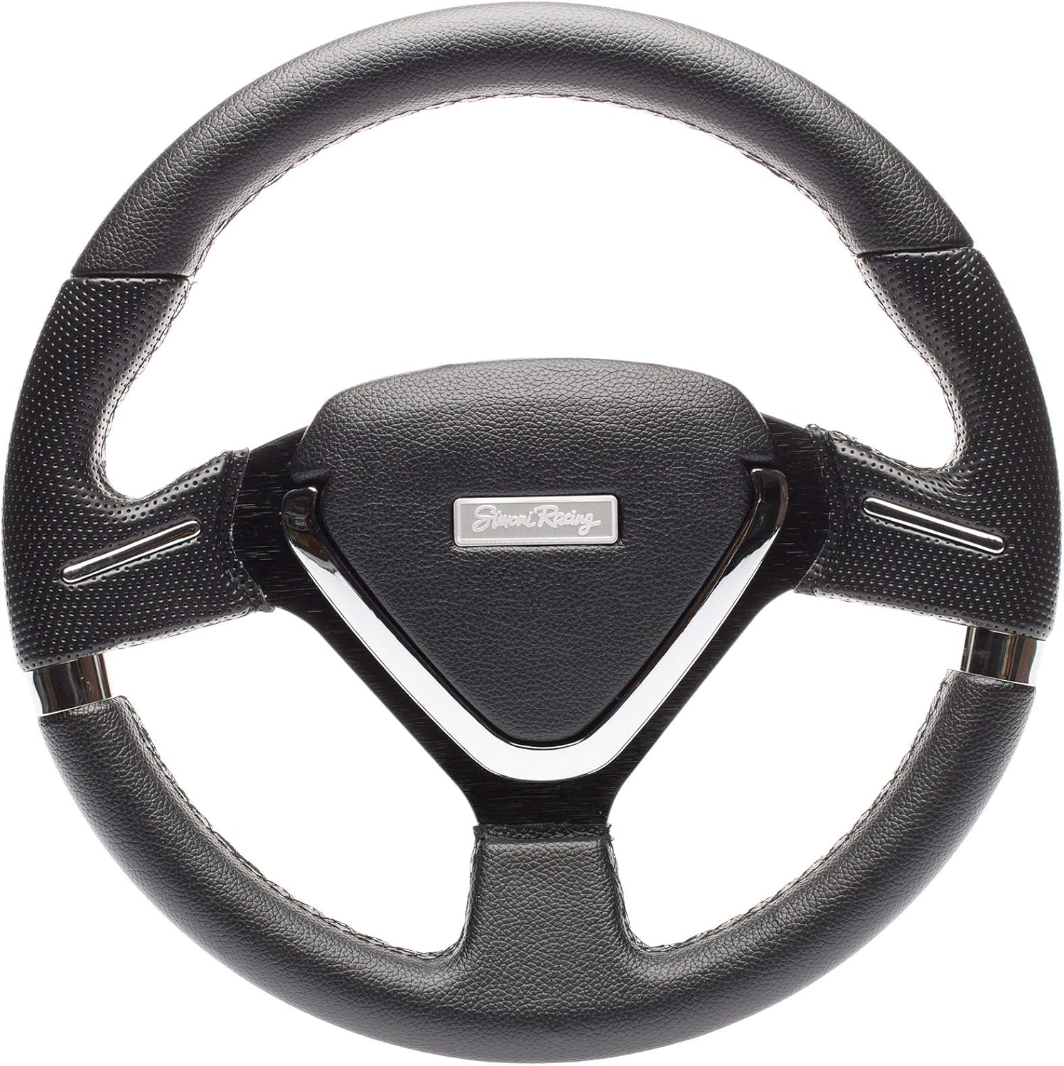 Simoni Racing MONT33/P Montecarlo 32 Universal Steering Wheel, Black