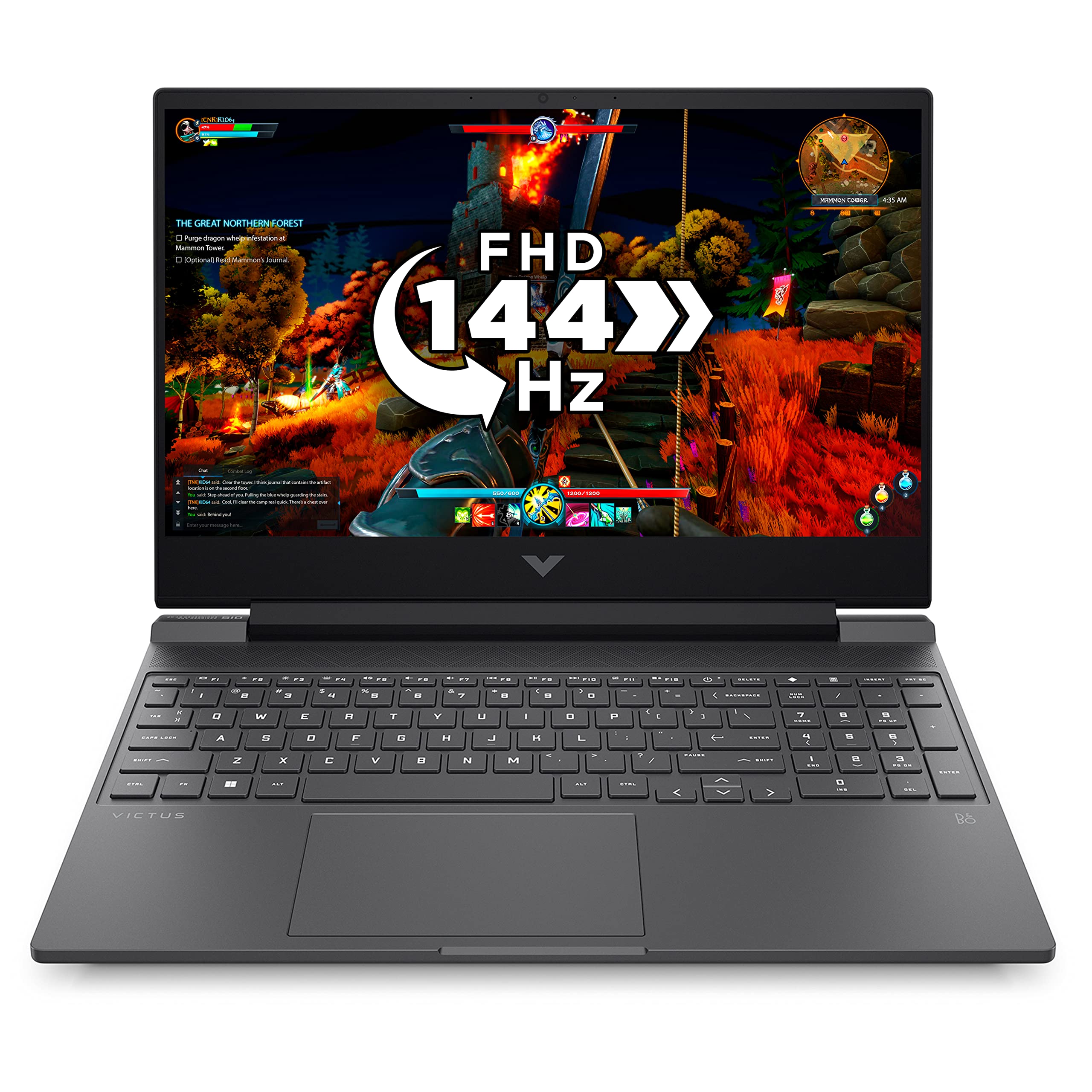 HP Victus 15.6" Gaming Laptop, AMD Ryzen 5-8645HS, 8 GB RAM, 512 GB SSD, NVIDIA GeForce RTX 2050 Graphics, FHD IPS Display, Up to 6 hrs 15 battery, Win 11, Mica Silver, 15-fb2002sa