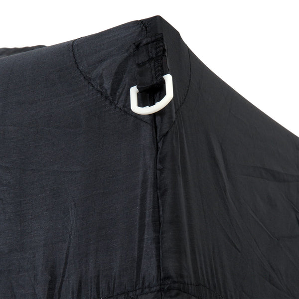 Outsunny 3 M x 3 M Base/ 2.5 M x 2.5 M Top Pop Up Gazebo, One Person Setup Instant with Carry Bag, Height Adjustable Slant Leg Party Tent Instant Event Shelter for Garden, Patio, Black