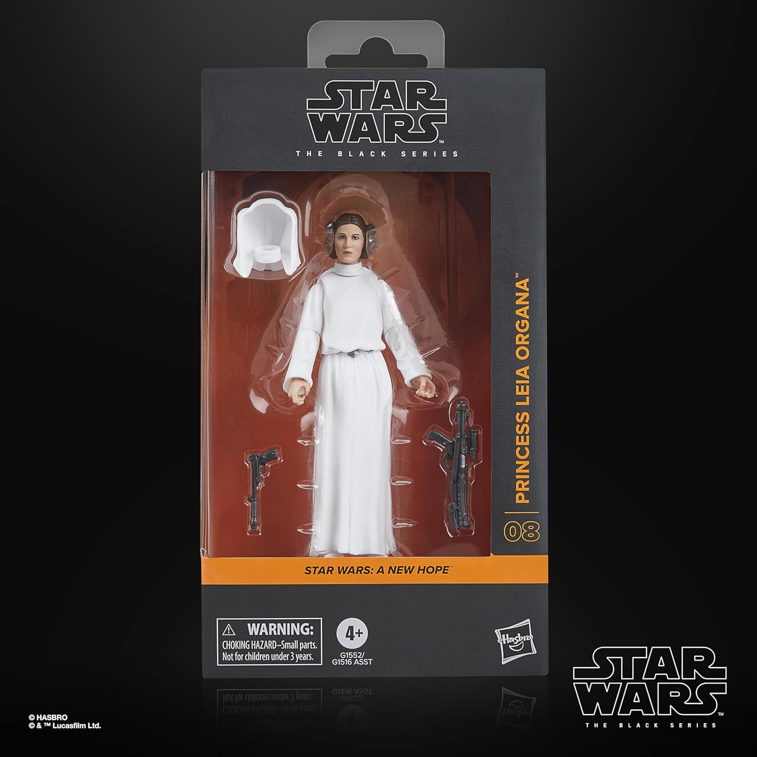 Star Wars The Black Series Age 4+ Princess Leia Organa, A New Hope Collectible 6 Inch Action Figure