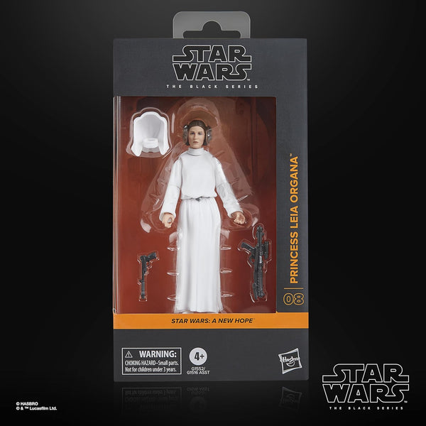 Star Wars The Black Series Age 4+ Princess Leia Organa, A New Hope Collectible 6 Inch Action Figure