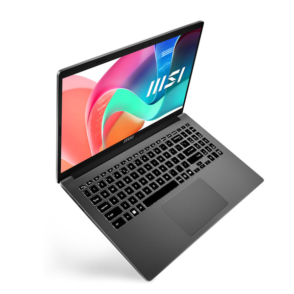 MSI Modern 15 Laptop (B7M-437UK) - (15.6" FHD IPS-Level Panel, AMD Ryzen 5 7430U, AMD Radeon Graphics, DDR IV 16GB (3200MHz), 512GB NVMe PCIe SSD, Intel WIFI 6E, Windows 11 Home Plus) - Classic Black