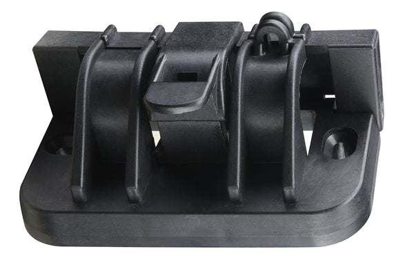 Masterplug Pro-XT Four Socket Open Cable Reel Extension Lead with Winding Handle, Thermal Cut Out and Power Switch, 25 Metres High Visibility Cable , Green