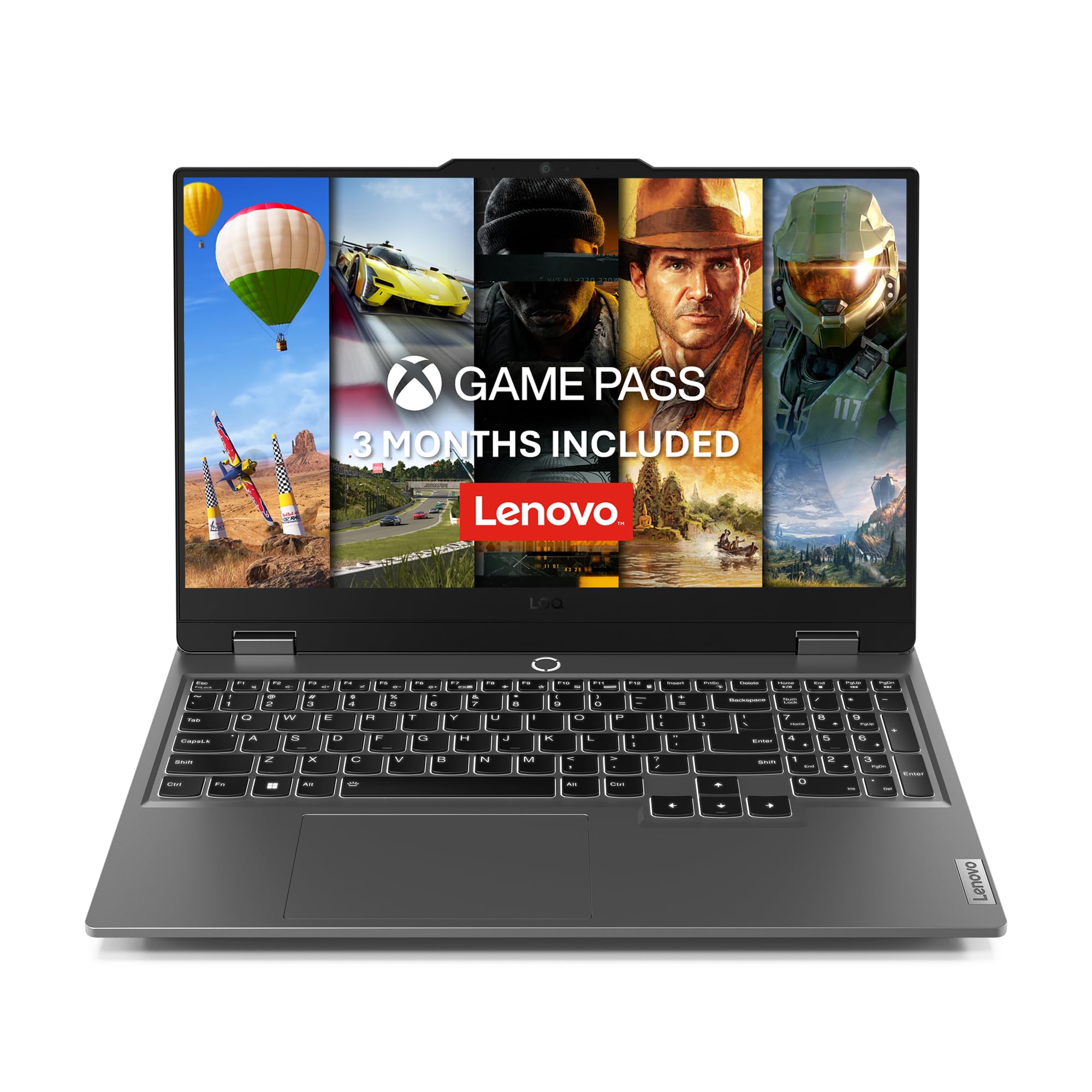 Lenovo LOQ Essential | 15 inch Full HD Gaming Laptop | Intel Core i5-12450HX | 16GB RAM | 1TB SSD | NVIDIA GeForce RTX 3050 | Windows 11 Home | Luna Grey