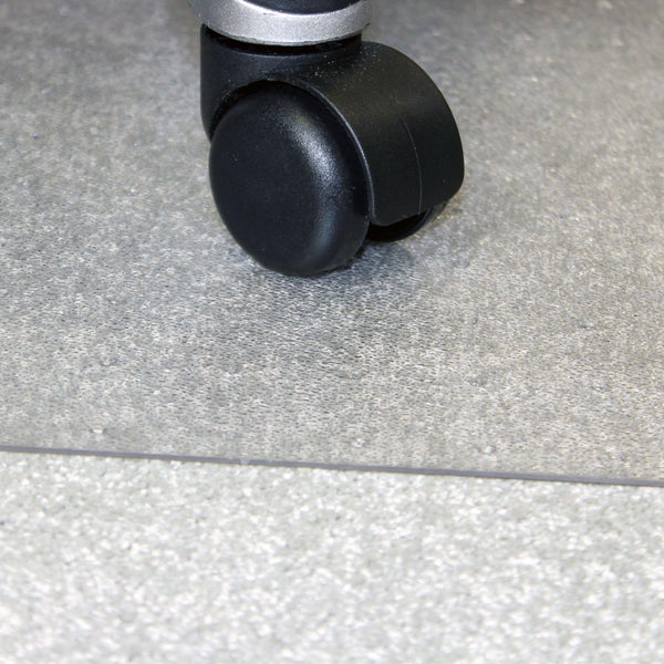 Marvelux 90 x 120cm (36" x 47") Heavy Duty Premium Polycarbonate Rectangular Office Chair Mat for Low, Standard and Medium Pile Carpets, Transparent