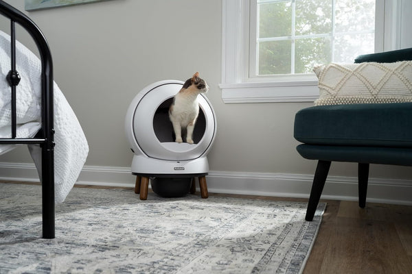 PetSafe ScoopFree SmartSpin Self-Cleaning Litter Box – Advanced Odour Control – App Controlled with Health Monitoring – Works with Any Litter – Up to 2 Weeks of Hands-Free Cleaning