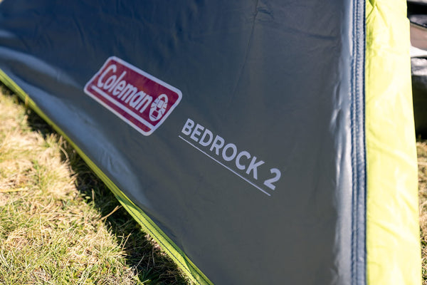 Coleman Bedrock 2 Tent, a compact 2 man dome tent, a light 2 person camping and hiking tent, 100% water-proof