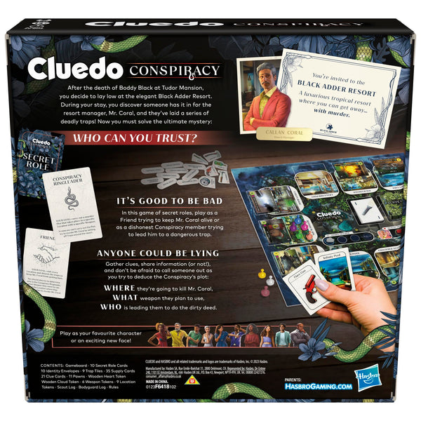 Hasbro Gaming Cluedo, Reimagined Classic for 2-6 Players, Detective Board Game for 8+ Year Old Boys and Girls